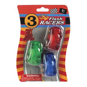 Toysmith Plastic Flash Racer Toy Assorted Color 2inch Toysmith Plastic Flash Racer Toy Assorted Color 2inch